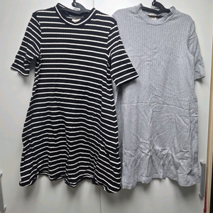 새상품)모카썸 니트플레어원피스s.m