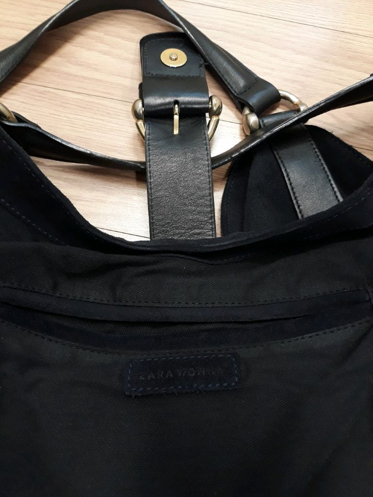 자라 ZARA 핸드백 가죽스웨이드 가방 토트백 숄더백 이미지