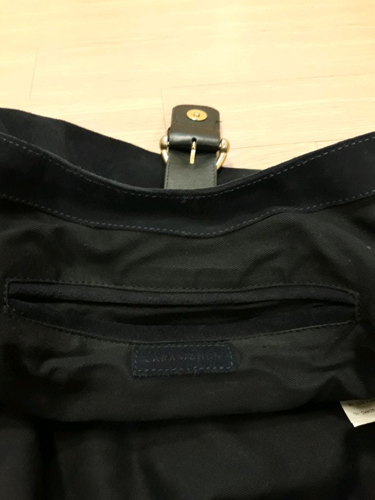 자라 ZARA 핸드백 가죽스웨이드 가방 토트백 숄더백 이미지