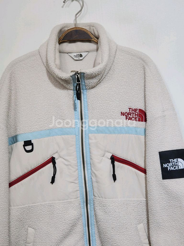 노스페이스 플리스 점퍼 아이보리 빅사이즈 뽀글이 후리스 자켓--1