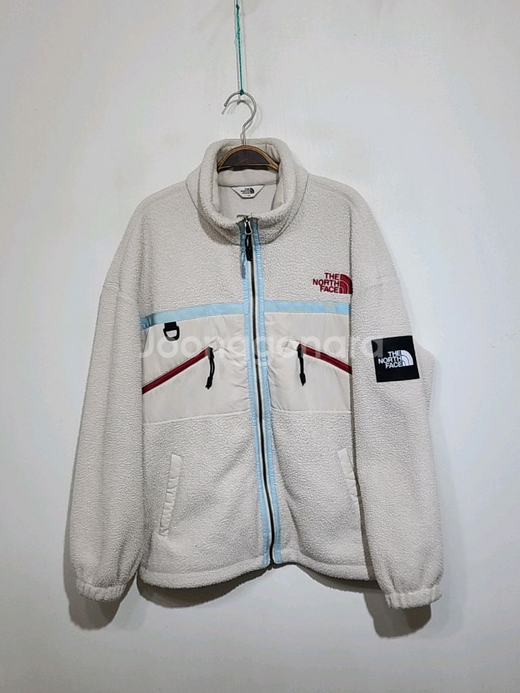 노스페이스 플리스 점퍼 아이보리 빅사이즈 뽀글이 후리스 자켓--0