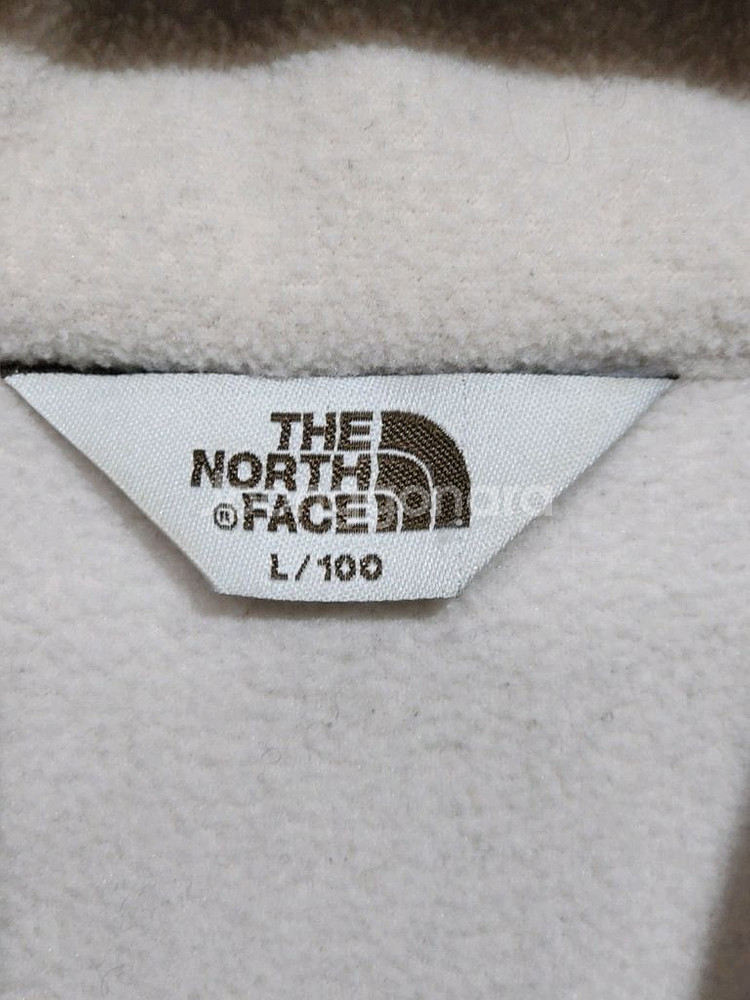 노스페이스 플리스 점퍼 아이보리 빅사이즈 뽀글이 후리스 자켓--2