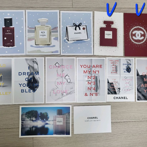 정품) 샤넬 엽서 (코스메틱)