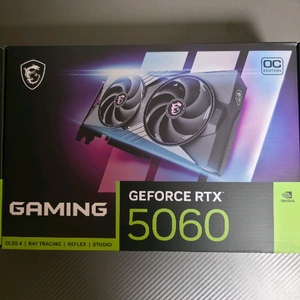 [미개봉 새상품](스팀월렛 35000원 수령가능)MSI RTX5060 트윈프로져 팝니다