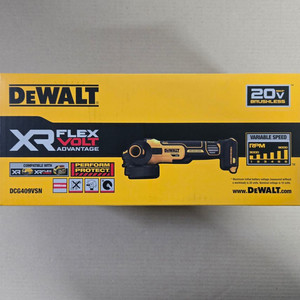디월트 20v dcg409vs 국내정발제품 충전5인치그라인더 정품 디월트그라인더 속도조절그라인더 디월트충전그라인더