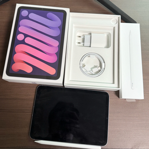 아이패드 미니6 셀룰러 256 애케플 애플케어플러스 26.04.06+애플펜슬 2세대