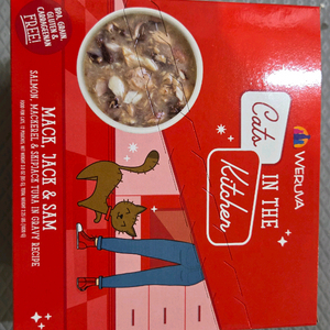 고양이 습식사료] 웨루바 캣츠인더키친 맥, 잭앤샘 12개입 2box