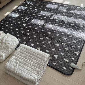 누빔매트 전기장판+커버&매트