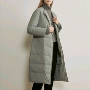 더 캐시미어 후드 구스 다운 점퍼