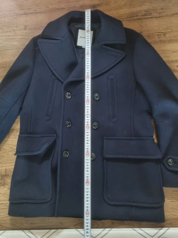 빈폴 네이비색 더블코트 팝니다.--2