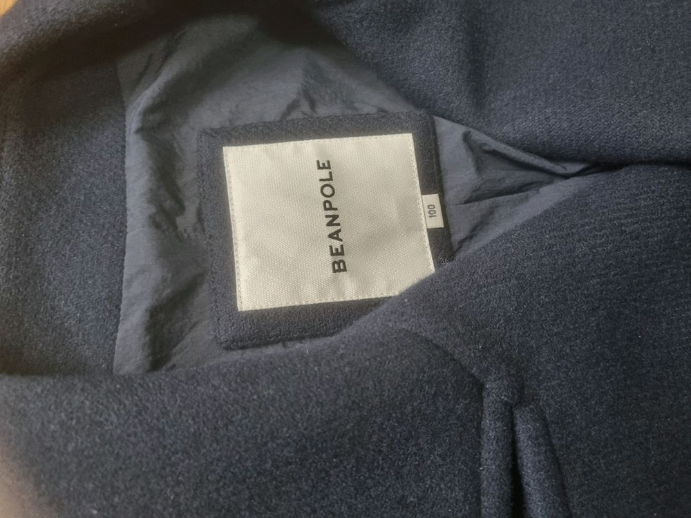빈폴 네이비색 더블코트 팝니다.--4