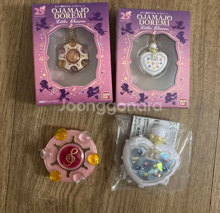 도레미 리틀참 미러 미러탭 가챠 파랄라탭 코롱탭 4종 일괄--0