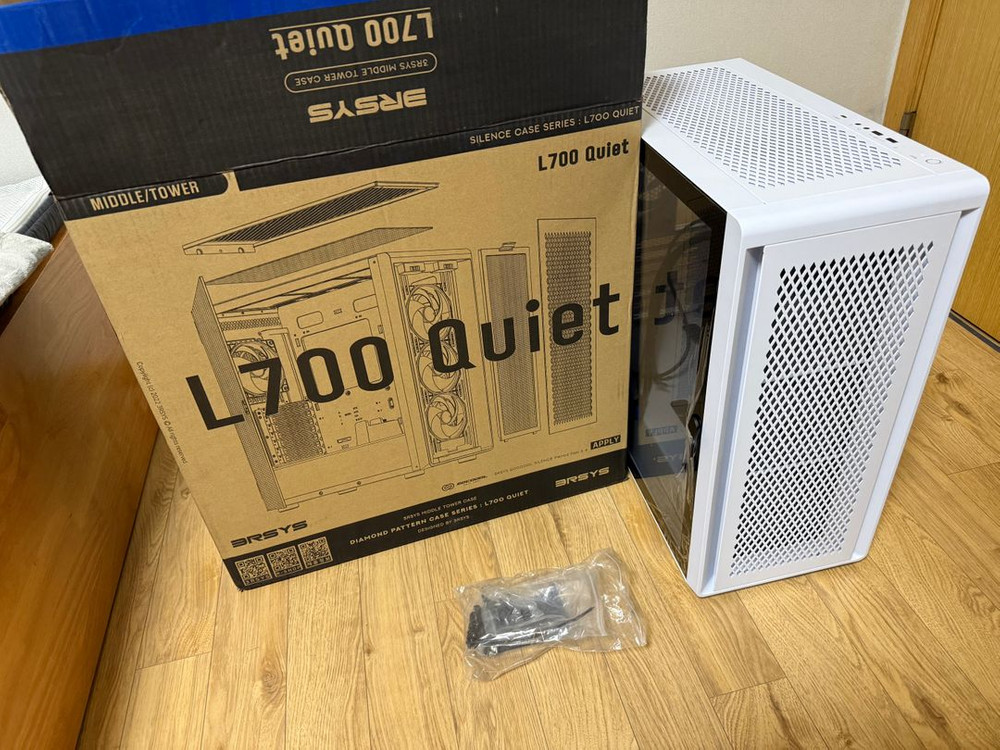 3RSYS L700 Quiet 화이트 풀박스 신품급 + 마이크로닉스 600w 파워 이미지