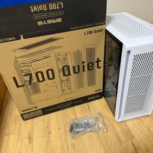 3RSYS L700 Quiet 화이트 풀박스 신품급 + 마이크로닉스 600w 파워
