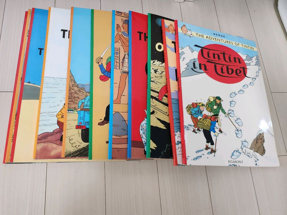 땡땡의 모험 하드커버 24권/원서 11권--3