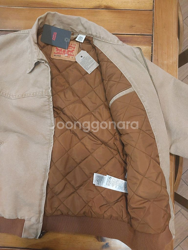 리바이스 엠바카데로 에비에이터 캔버스 워크자켓 S (90) 사이즈 릴렉스핏--2