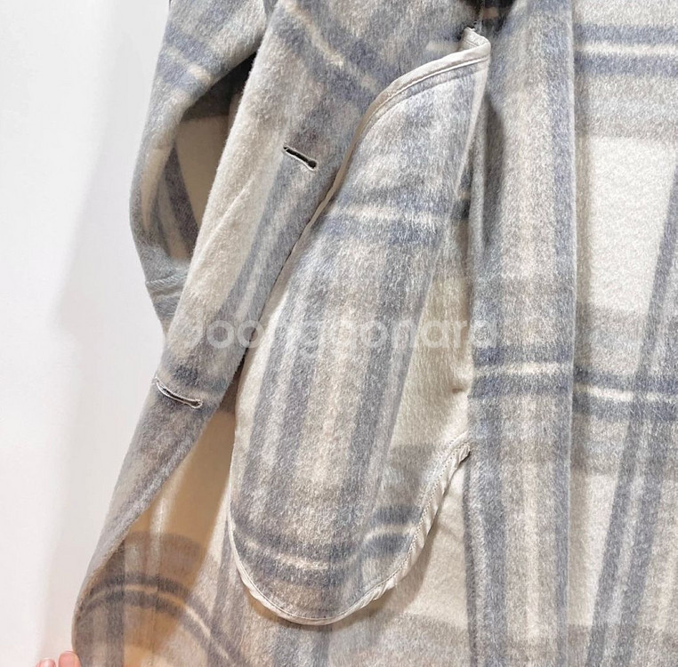 H&M 마랑맛 울블렌드 오버사이즈 롱코트 XS--8