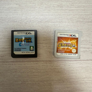 닌텐도 DS 포켓몬스터 파랑구조대 / 3DS 포켓몬스터 썬 타이틀