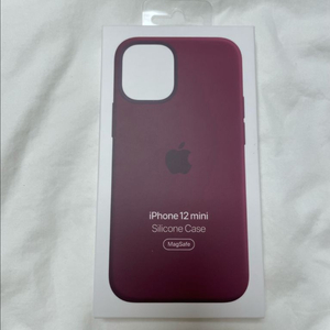 아이폰12 미니 실리콘 케이스 (정품) 플럼색상