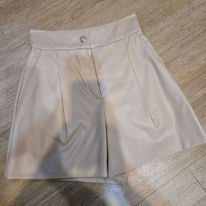 한섬 OBZEE 오브제 하이웨스트 가죽 팬츠