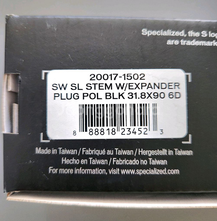 스페셜라이즈드 S-Works SL 스템 (100mm, 6도)--2