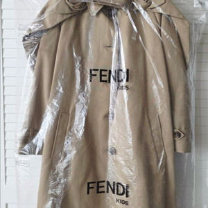 (정품) 펜디 로즈 아플리케 케이프 트렌치코트(10A) 아동용