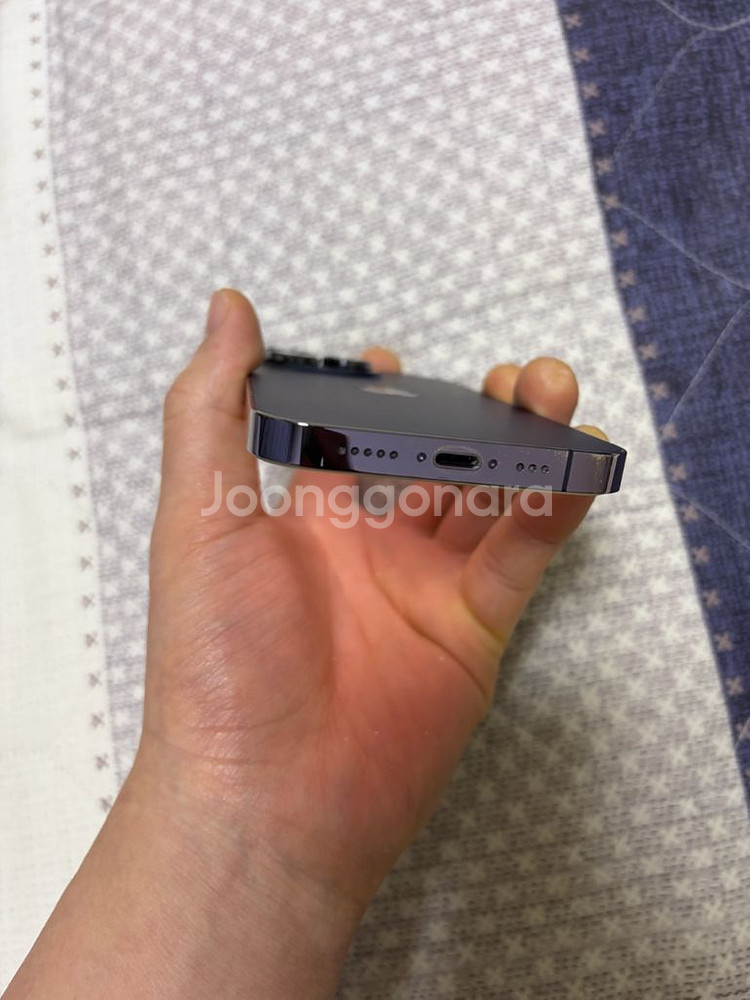 아이폰14프로 딥퍼플 256 팝니다--12