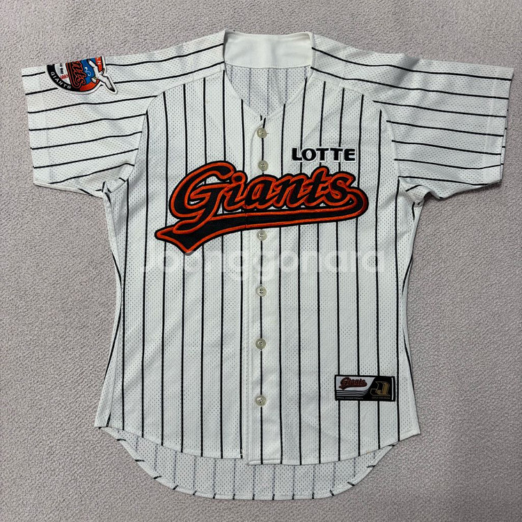 롯데자이언츠 야구 유니폼 스트라이프 노마킹--0