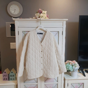 자라 트위드 패딩자켓/77