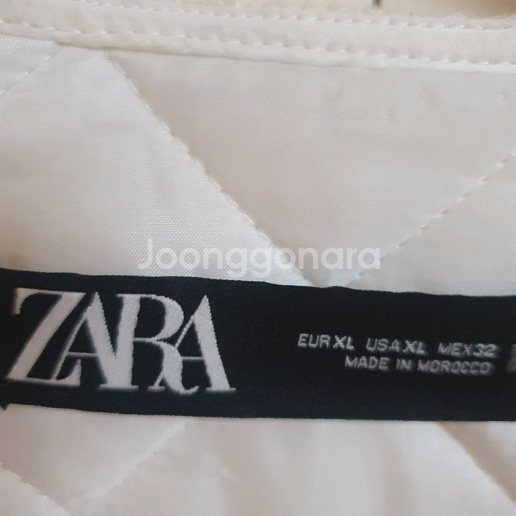 자라 트위드 패딩자켓/77--5