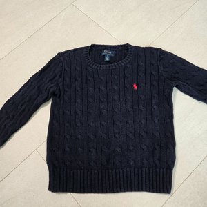 폴로 꽈배기 니트 5y 이미지