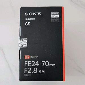 소니 FE 24-70mm F2.8 GM 렌즈