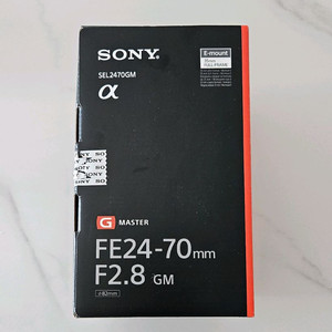 소니 FE 24-70mm F2.8 GM 렌즈