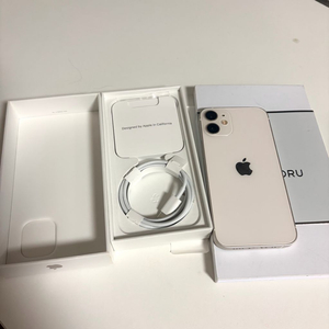 아이폰 12 미니 화이트 A급 128기가 풀박스