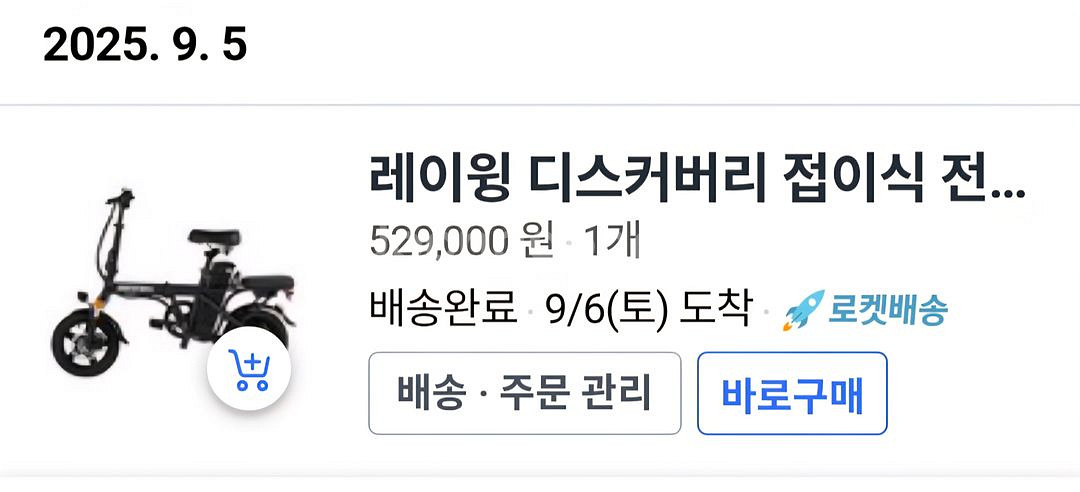 레이윙 디스커버리 접이식 전기자전거--5