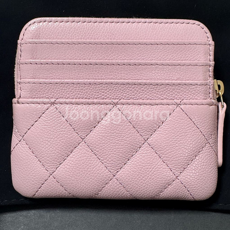 샤넬 클래식 캐비어 지퍼 카드지갑 새제품 AP2061--2