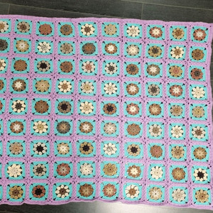 88 손뜨개 핸드메이드 블랭킷