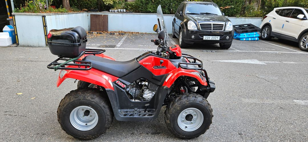 킴코 mxu125 신차급 사륜오토바이 팝니다--1