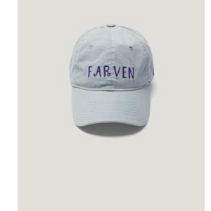 새제품 FARVEN 파르벵 로고 볼 캡 아쿠아마린