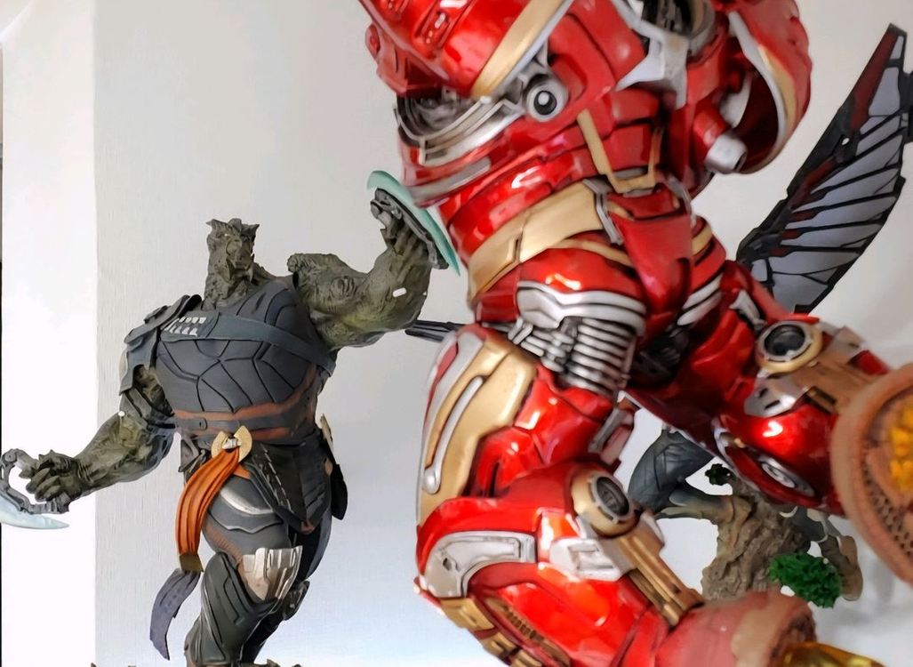 아이언스튜디오 마블 헐크버스터vs컬옵시디언 레진(이번주 급처!!) 이미지