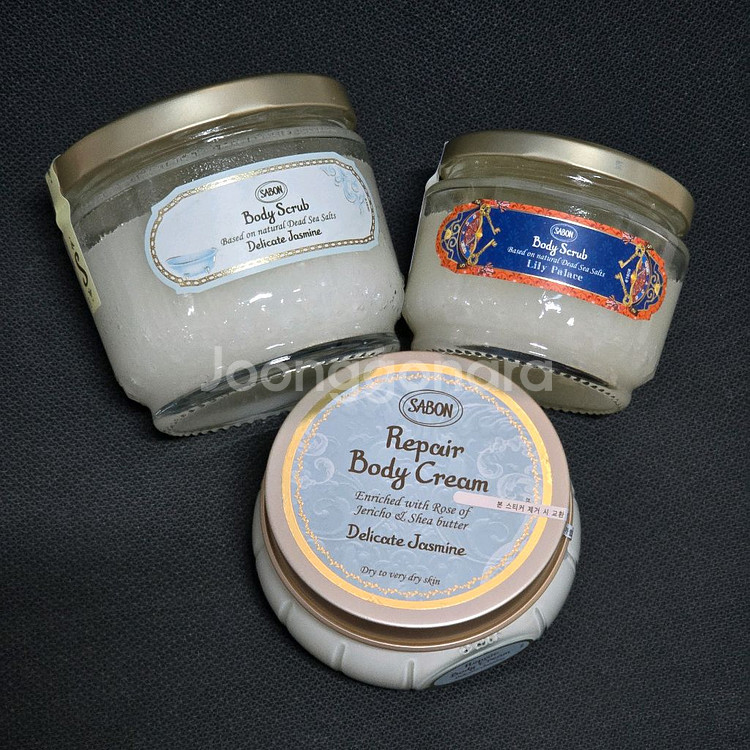 미개봉) 사봉 바디스크럽 바디크림 릴리팰리스 / 자스민 320g 600g 200ml 정품 국문택신품 SABON--0
