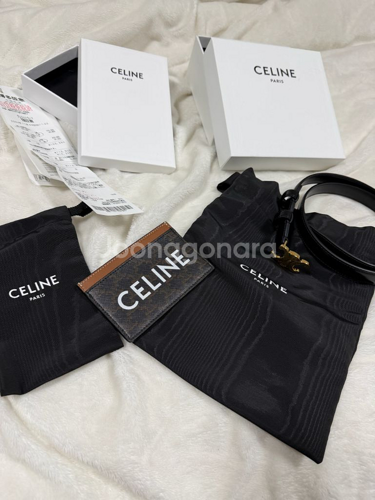 셀린느 벨트 카드지갑 백화점직접구매 풀셋 무료배송--0