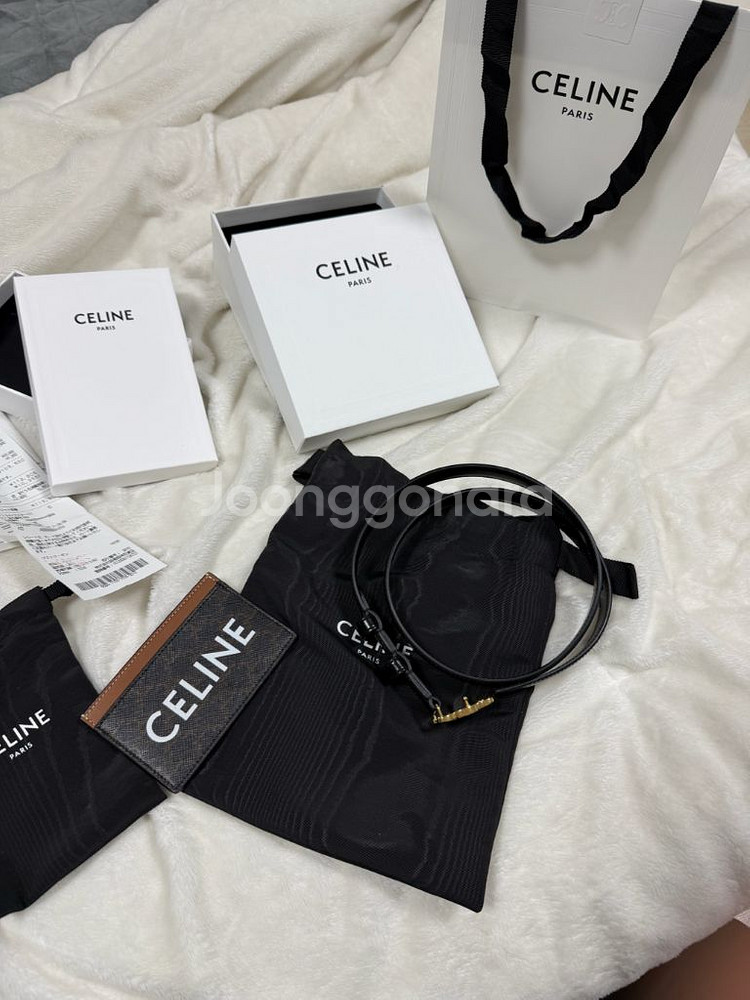 셀린느 벨트 카드지갑 백화점직접구매 풀셋 무료배송--8