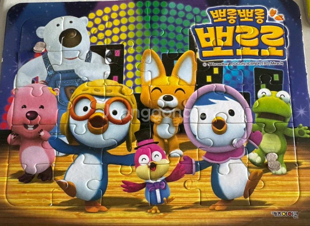 뽀로로 헬로카봇 퍼즐 일괄판매 무료배송--1