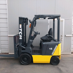 TCM 전동지게차1.5톤 3단4300 싸이드장착 최상품베터리