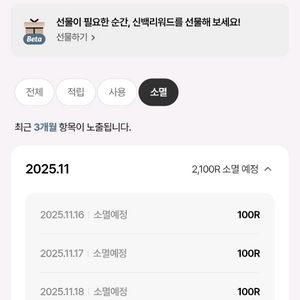 신백리워드 3600점 1700원에 팝니다.