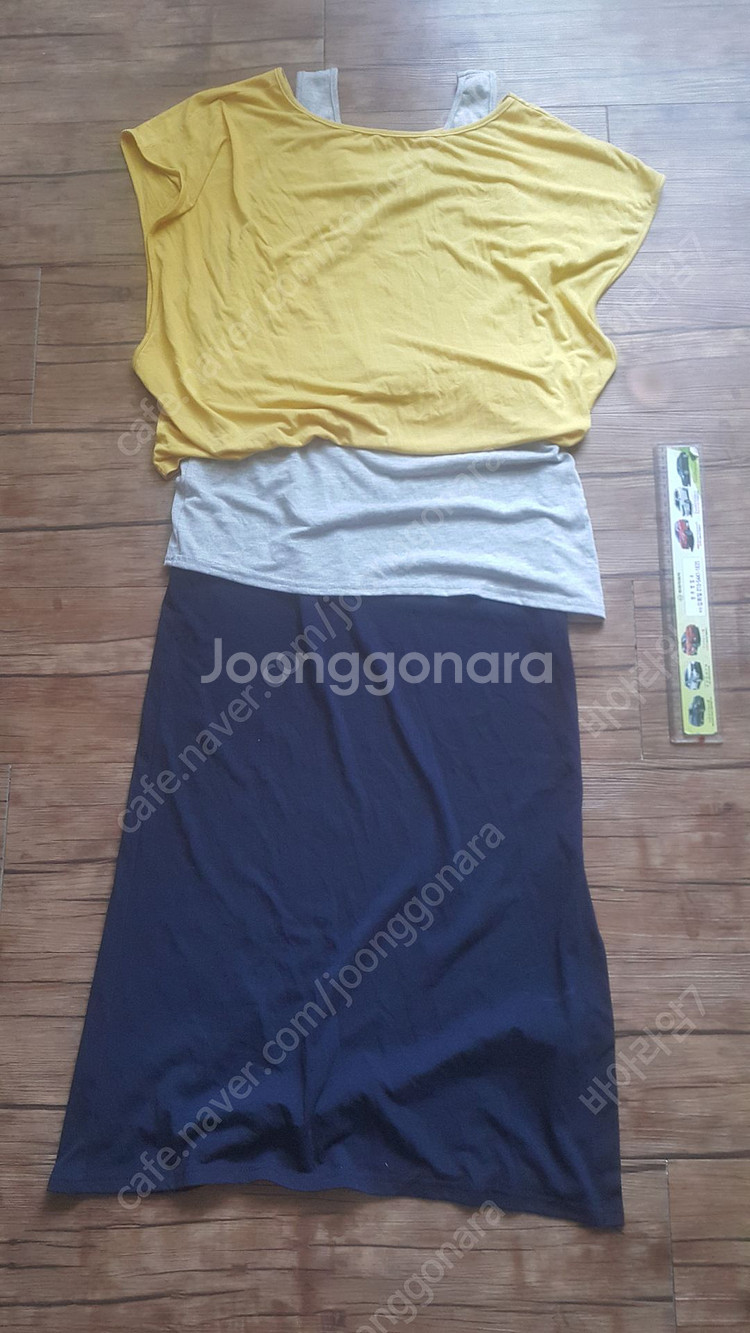 55 66 프리사이즈 실내 집 원피스 편한 원피스--0