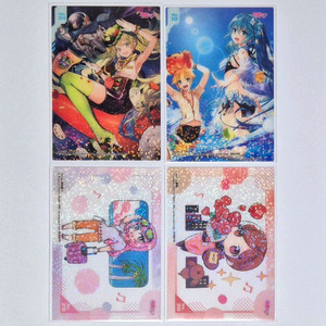 공식 하츠네 미쿠 투명 클리어카드 일괄 1탄 포카