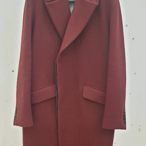 우영미 와인 오버핏 코트 48