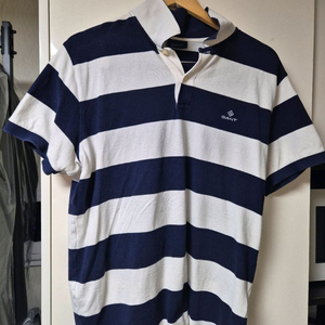 GANT 스트라이프 반팔 폴로티 L